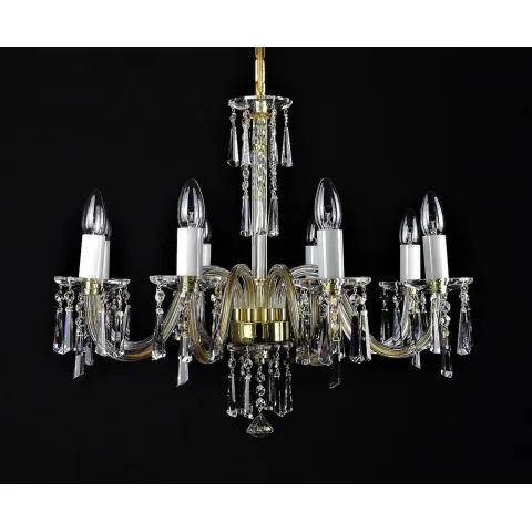 Candelabru Cristale, Bohemia, E14, LW010507080100G, Crystal