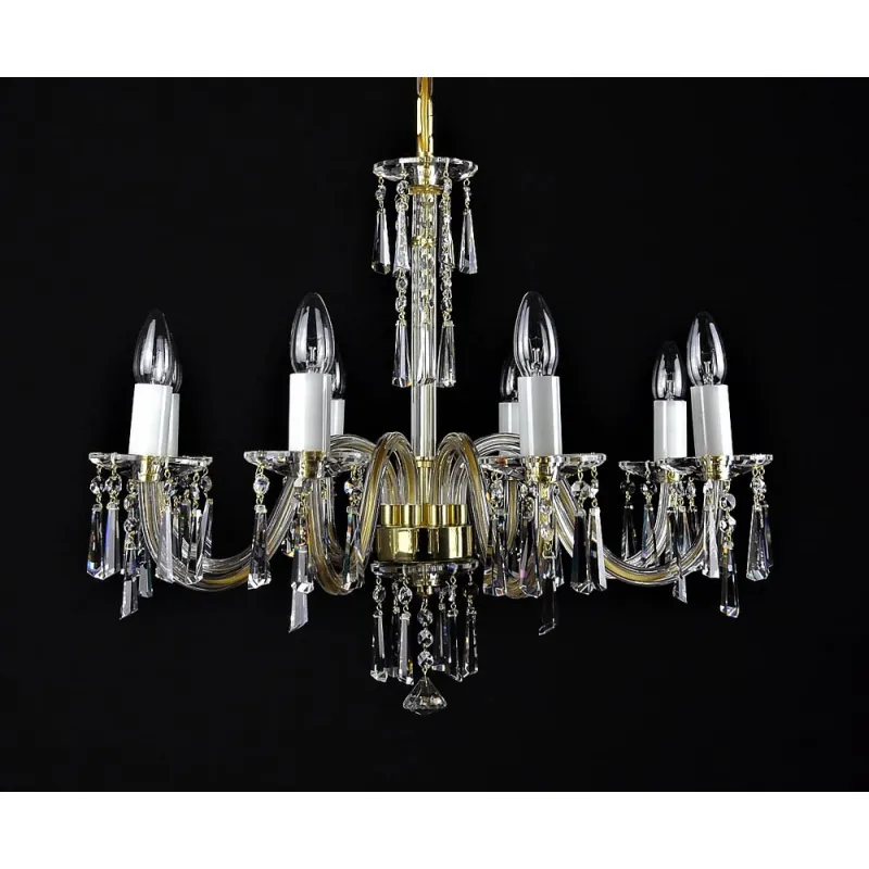 Candelabru Cristale, Bohemia, E14, LW010507080100G, Crystal
