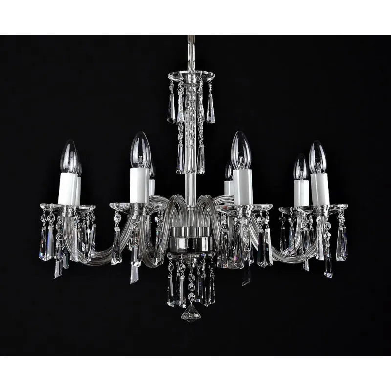 Candelabru Cristale, Bohemia, E14, LW010507080100G, Crystal