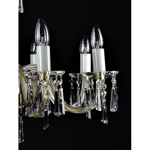 Candelabru Cristale, Bohemia, E14, LW010507080100G, Crystal