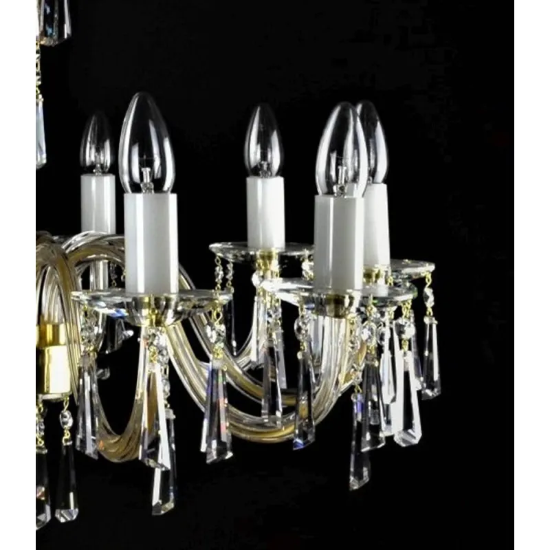 Candelabru Cristale, Bohemia, E14, LW010507100100G, Crystal