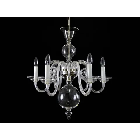 Candelabru Cristale, Sticla, Bohemia, E14, LW010513060100G, Crystal