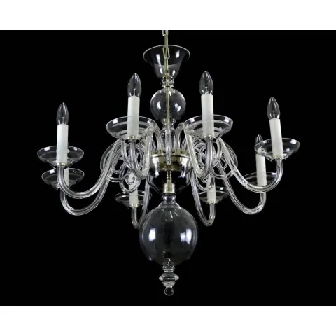 Candelabru Cristale, Sticla, Bohemia, E14, LW010513080100G, Crystal