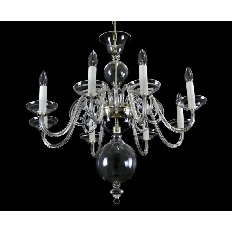 Candelabru Cristale, Sticla, Bohemia, E14, LW010513080100G, Crystal
