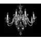 Candelabru Cristale, Sticla, Bohemia, E14, LW010513080100G, Crystal