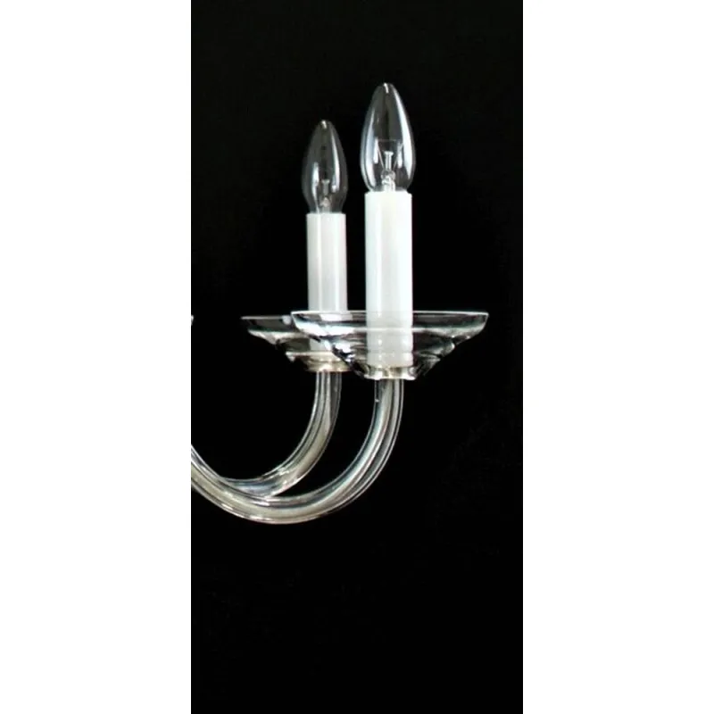 Candelabru Cristale, Sticla, Bohemia, E14, LW010513120100G, Crystal