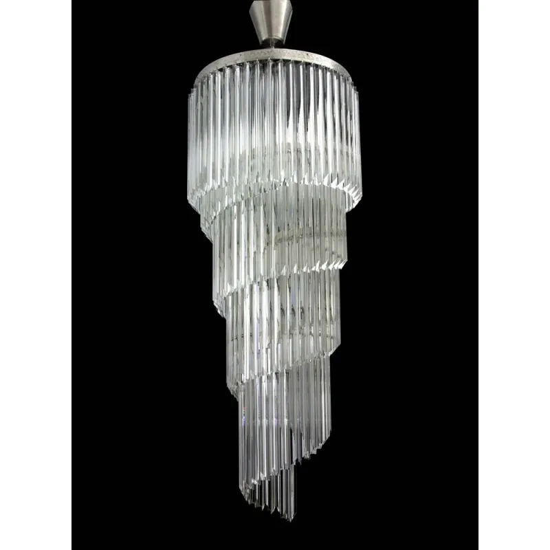 Candelabru Cristale, Spirala, Bohemia, E14, LW010607090100GNi, Crystal