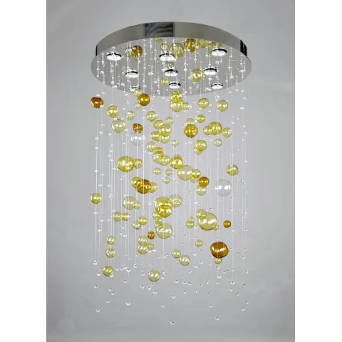 Plafoniera Cristale,, Bohemia, GU10, LW010608090101Ni, Crystal