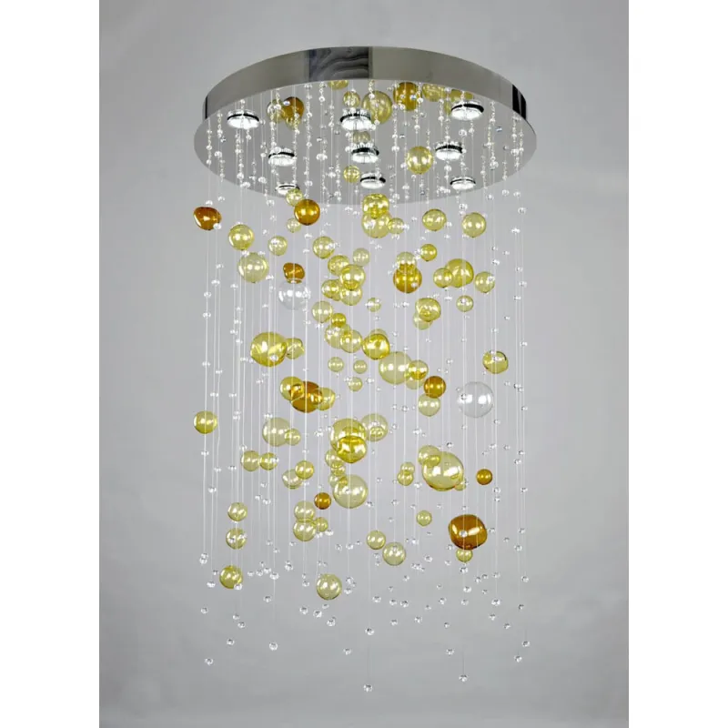Plafoniera Cristale,, Bohemia, GU10, LW010608090101Ni, Crystal