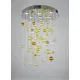 Plafoniera Cristale,, Bohemia, GU10, LW010608090101Ni, Crystal