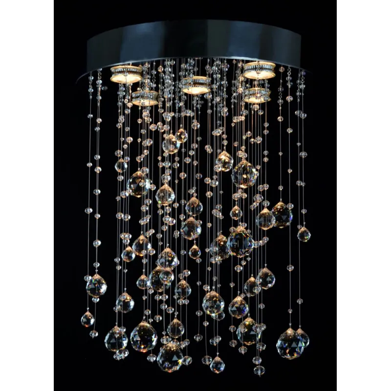 Plafoniera Cristale,, Bohemia, G9, LW010609050101Ni, Crystal