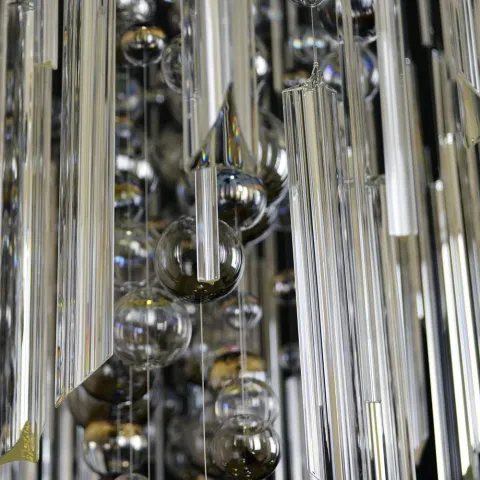 Plafoniera Cristale,, Bohemia, GU10, LW010632150101Ni, Crystal