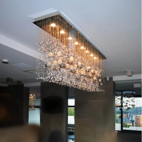 Plafoniera Cristale,, Bohemia, LED, LW010639080101colorNi, Crystal