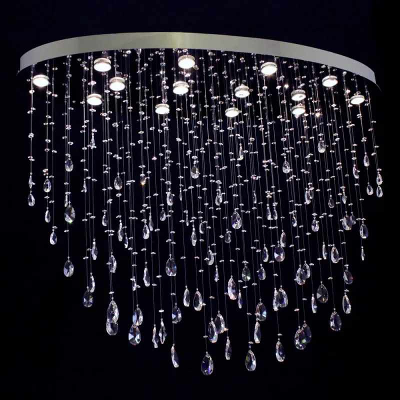 Plafoniera Cristale,, Bohemia, LED, LW010641140101Ni, Crystal