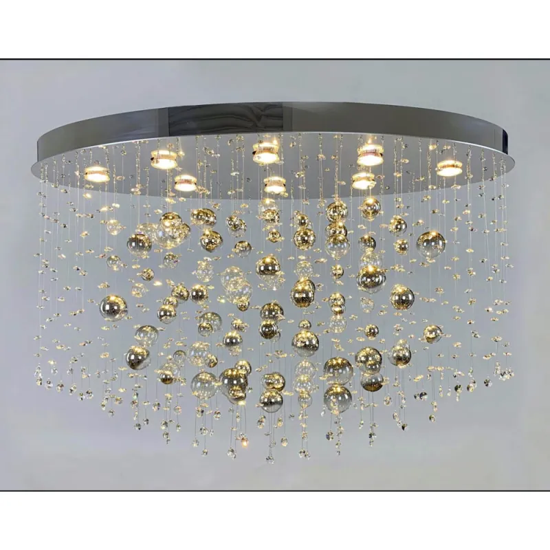 Plafoniera Cristale,, Bohemia, GU10, LW010643080101color, Crystal