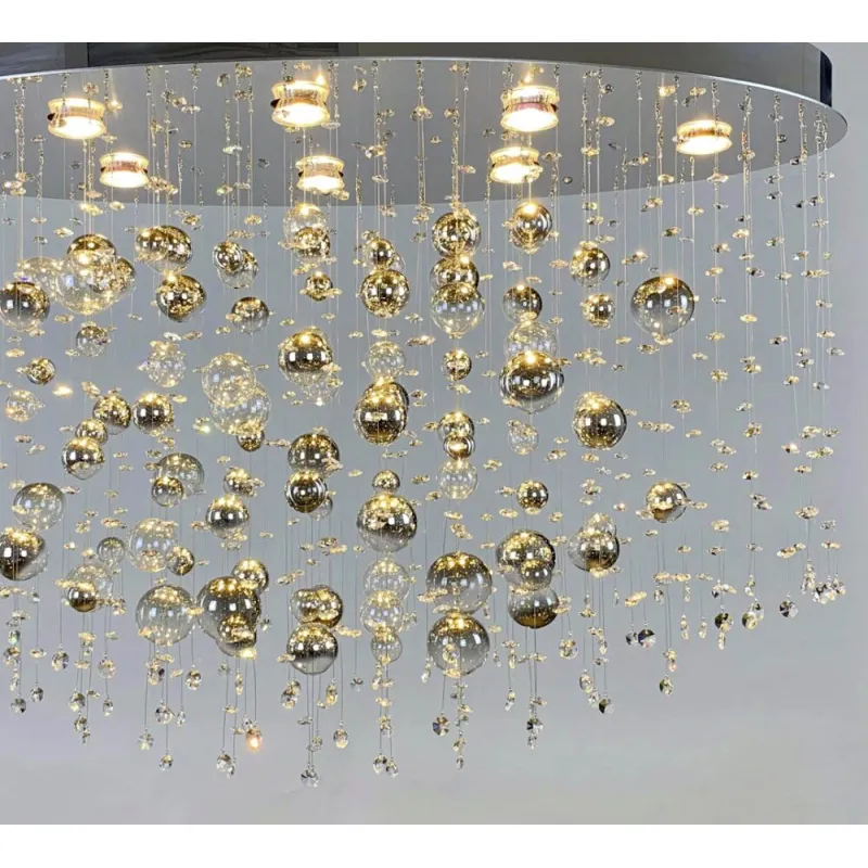 Plafoniera Cristale,, Bohemia, GU10, LW010643080101color, Crystal