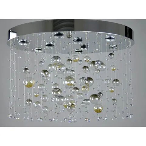 Plafoniera Cristale,, Bohemia, GU10, LW010643090101Ni, Crystal