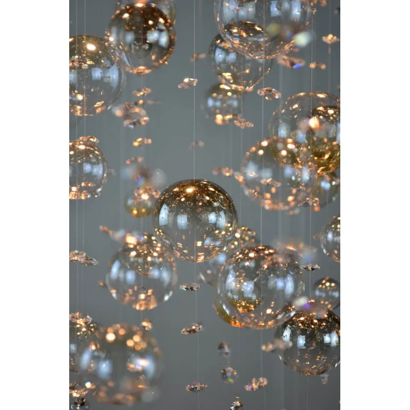 Plafoniera Cristale,, Bohemia, GU10, LW010643090101Ni, Crystal
