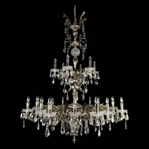 Candelabru Cristale, Bohemia, E14, LW010P228221101, Crystal