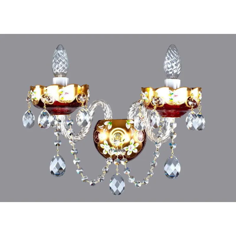 Aplica Cristale, Bohemia, E14, N101071CE red, Crystal
