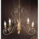 Retro Candelabru Cristale, Bohemia, E14, OL010U16585gold, Crystal