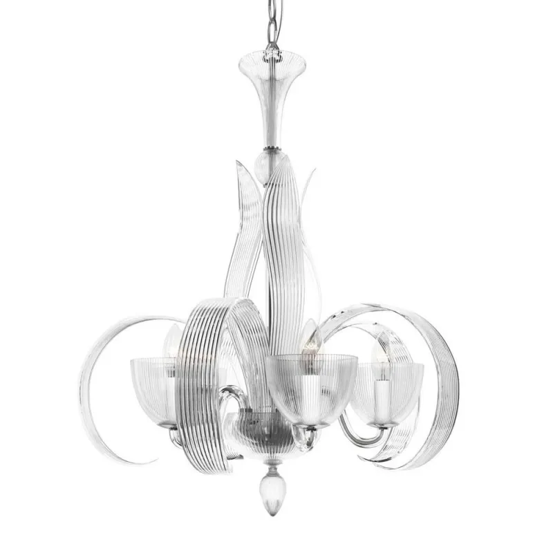 Candelabru Cristale, Sticla, Bohemia, E14, P4010282596RY, Crystal