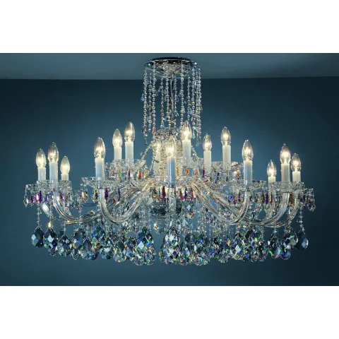 Candelabru Cristale, Lux Preciosa Harrachov, Bohemia, E14, PA010C546001020, Crystal