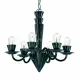 Candelabru Cristale, Modern Preciosa Humprecht 6 Black, Bohemia, E14, PA010C549301006black, Crystal