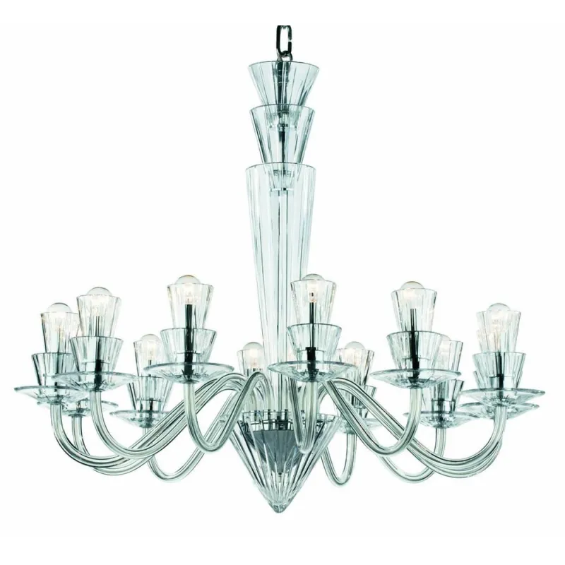 Candelabru Cristale, Modern Preciosa Humprecht 12, Bohemia, E14, PA010C549301012, Crystal