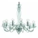 Candelabru Cristale, Modern Preciosa Humprecht 12, Bohemia, E14, PA010C549301012, Crystal