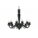 Candelabru Preciosa Humprecht 12 Black, Bohemia, E14, PA010C549301012black, Crystal