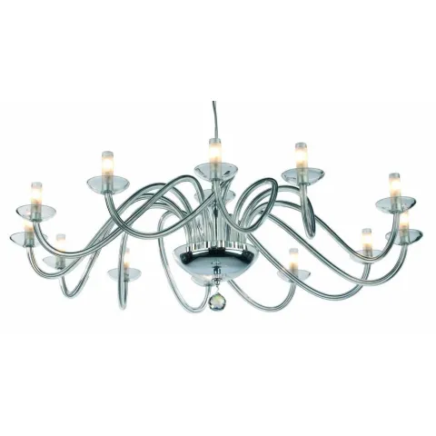 Candelabru Cristal, modern Tourbillon 12, Bohemia, G9, PA010D581500012, Crystal