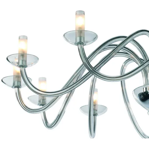 Candelabru Cristal, modern Tourbillon 12, Bohemia, G9, PA010D581500012, Crystal