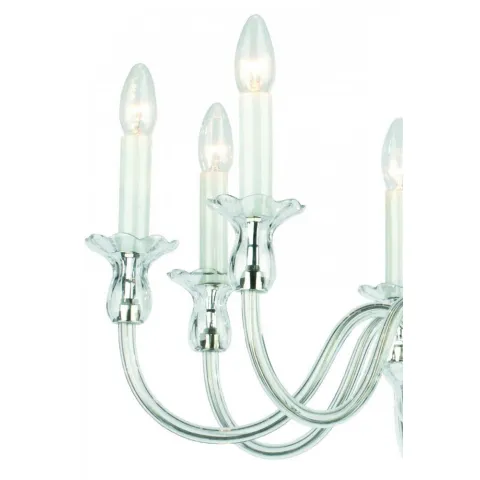 Candelabru Cristale, Sticla Amelie 8, Bohemia, E14, PA010P399000008, Crystal