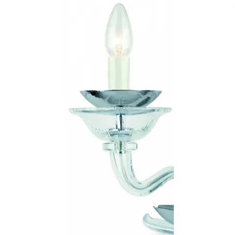 Candelabru Cristale, Sticla Preciosa Odetta 6, Bohemia, E14, PA010S537100006, Crystal
