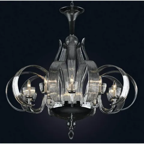 Candelabru Cristale Preciosa Vltava 10, Bohemia, E14, PA010S540601010, Crystal