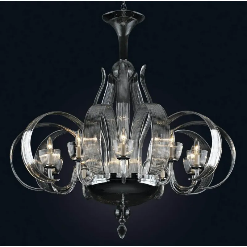 Candelabru Cristale Preciosa Vltava 10, Bohemia, E14, PA010S540601010, Crystal