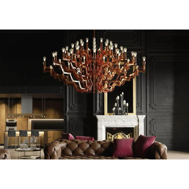 Candelabru Cristale Mercury L, Bohemia, E14, PM0101, Crystal