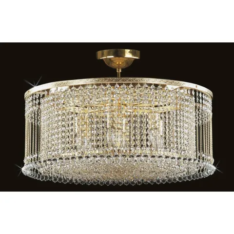 Plafoniera Cristale, Drum Tambour, Bohemia, E14, PS010013Z, Crystal