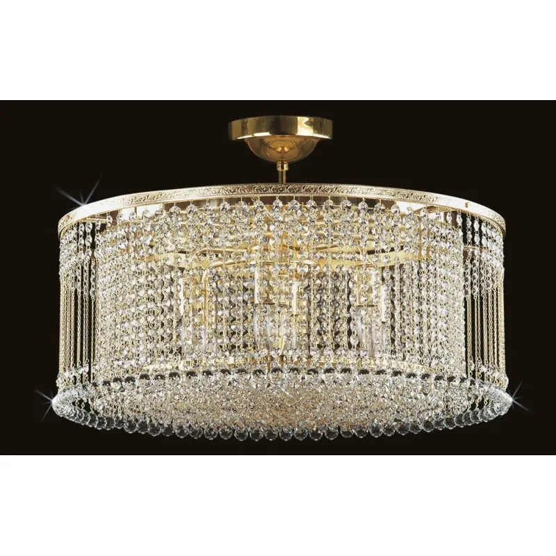 Plafoniera Cristale, Drum Tambour, Bohemia, E14, PS010013Z, Crystal