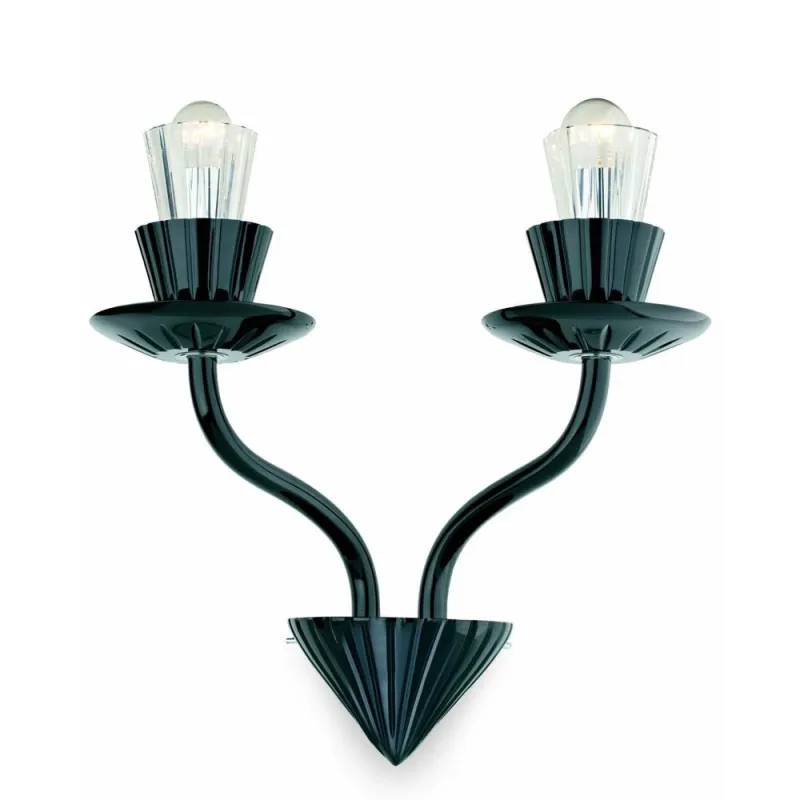 Aplica Cristale Preciosa Humprecht N2 Black, Bohemia, E14, PW010C549301002black, Crystal