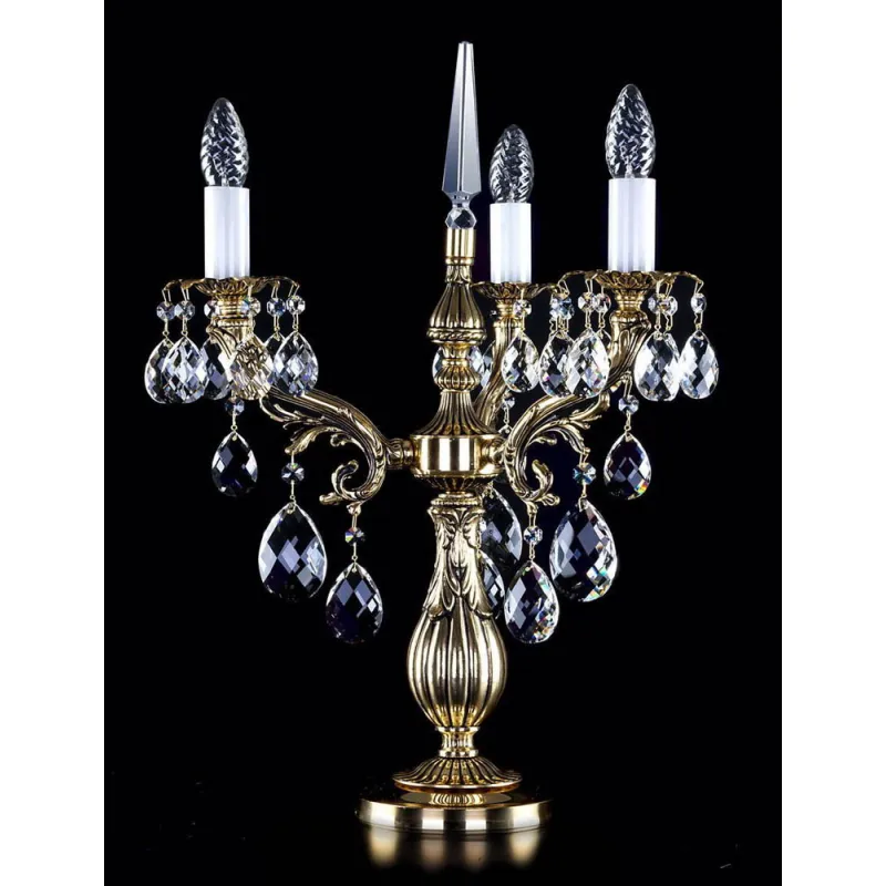 Veioza Cristale cast brass, Bohemia, E14, S10106147CE, Crystal
