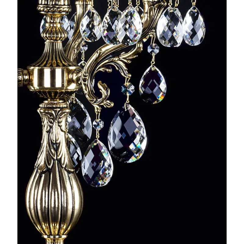 Veioza Cristale cast brass, Bohemia, E14, S10106147CE, Crystal