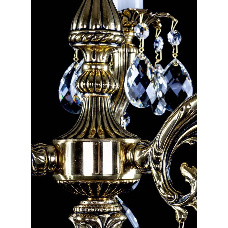 Veioza Cristale cast brass, Bohemia, E14, S10106147CE, Crystal