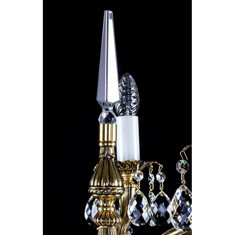 Veioza Cristale cast brass, Bohemia, E14, S10106147CE, Crystal
