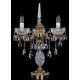 Veioza Cristale cast brass, Bohemia, E14, S301010CE, Crystal