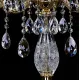 Veioza Cristale cast brass, Bohemia, E14, S301010CE, Crystal