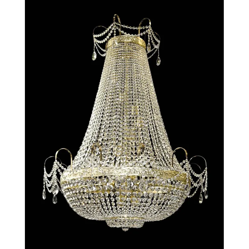 Candelabru Cristale, Large, brilliant, Bohemia, E14, TX010006000024, Crystal