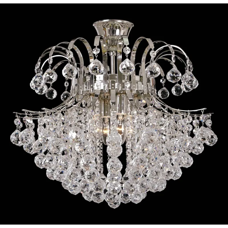 Plafoniera Cristale, Cascada, Bohemia, E14, TX010130000104, Crystal