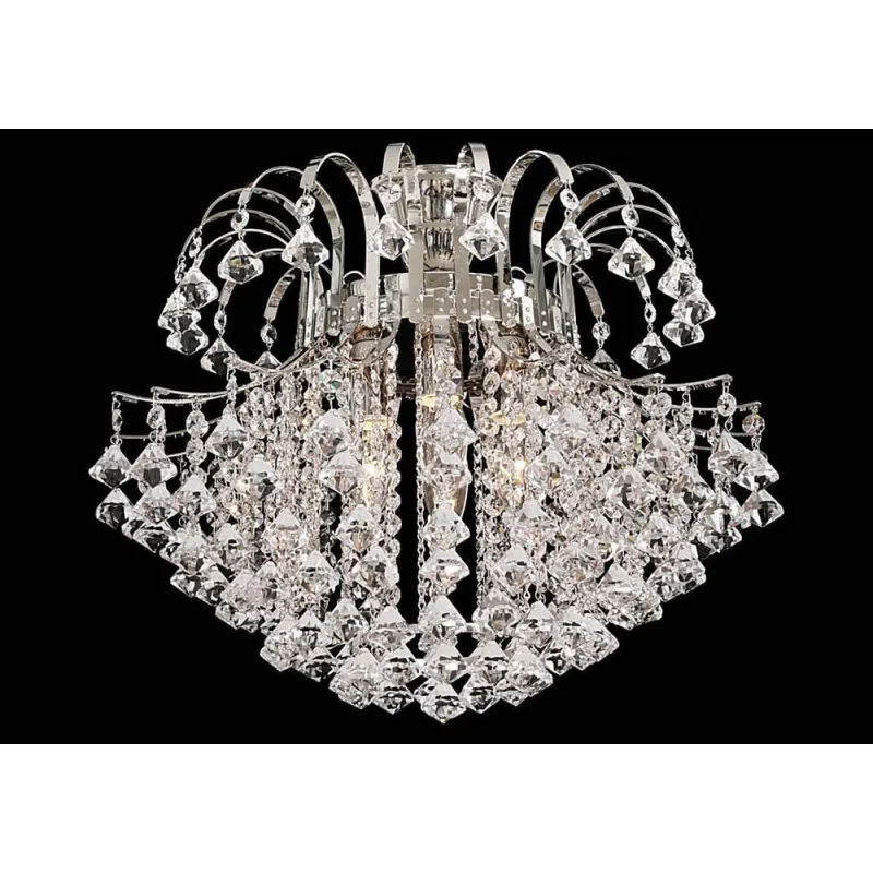 Plafoniera Cristale, Cascada, Bohemia, E14, TX010134000104, Crystal
